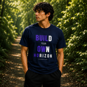 Build Your Own Horizon – Unisex Supima Cotton T-Shirt
