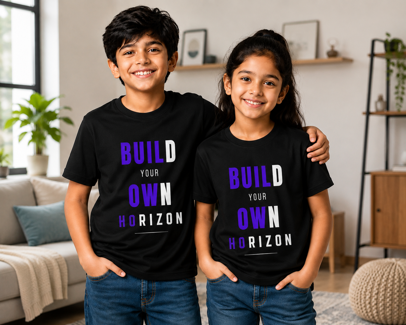 Classic Crew T-Shirt – Build Your Own Horizon - Image 2