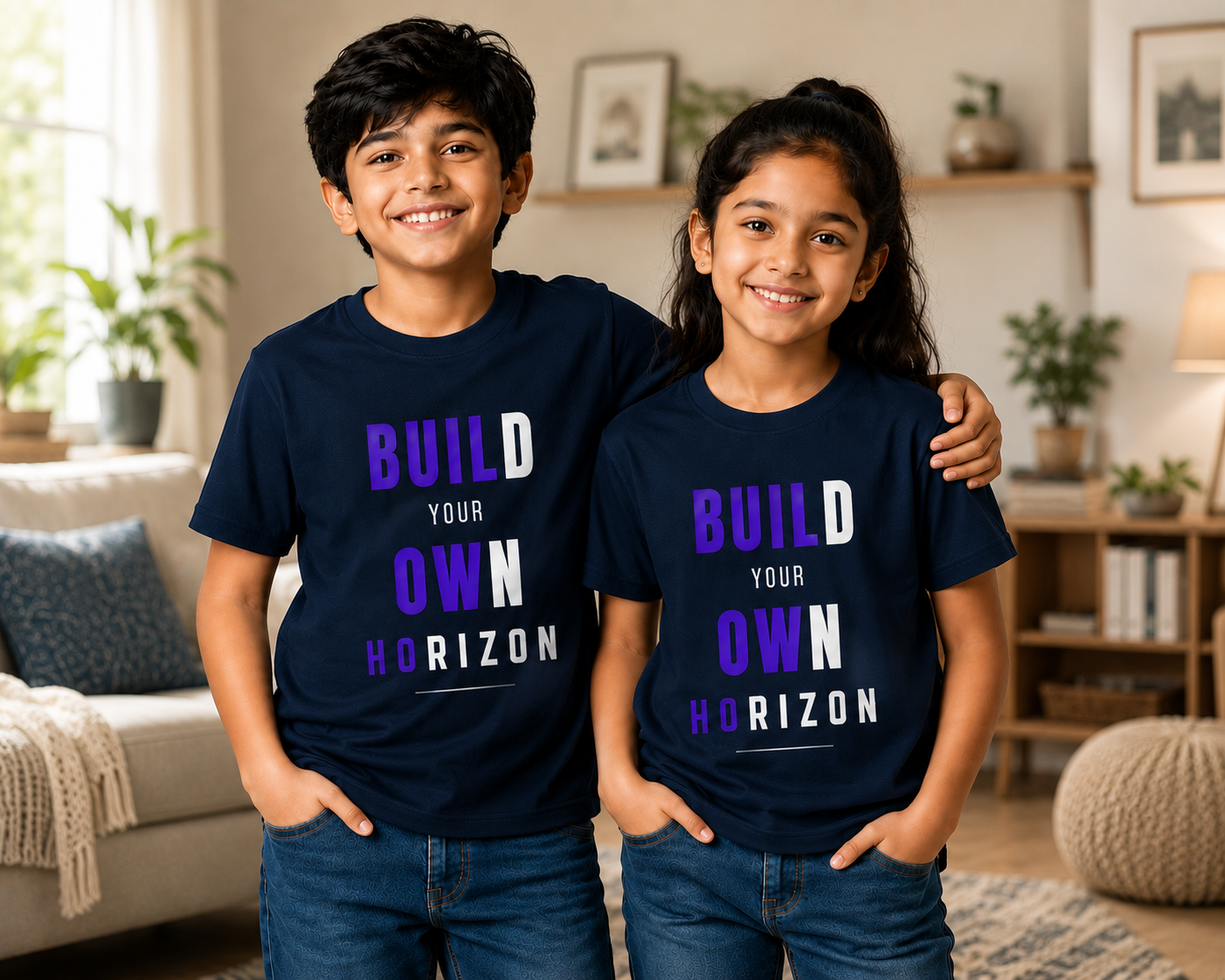 Classic Crew T-Shirt – Build Your Own Horizon - Image 3