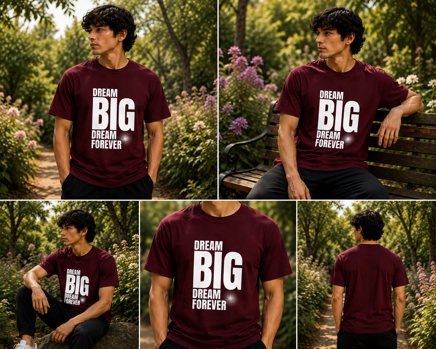 Unisex Supima T-Shirt - Dream Big Dream Forever - Image 4