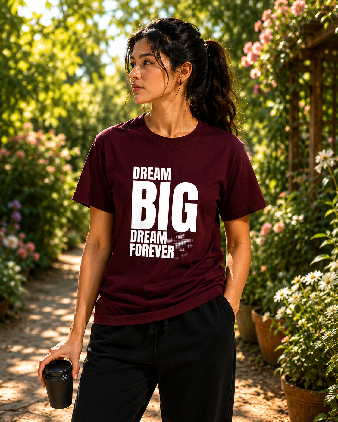 Unisex Supima T-Shirt - Dream Big Dream Forever