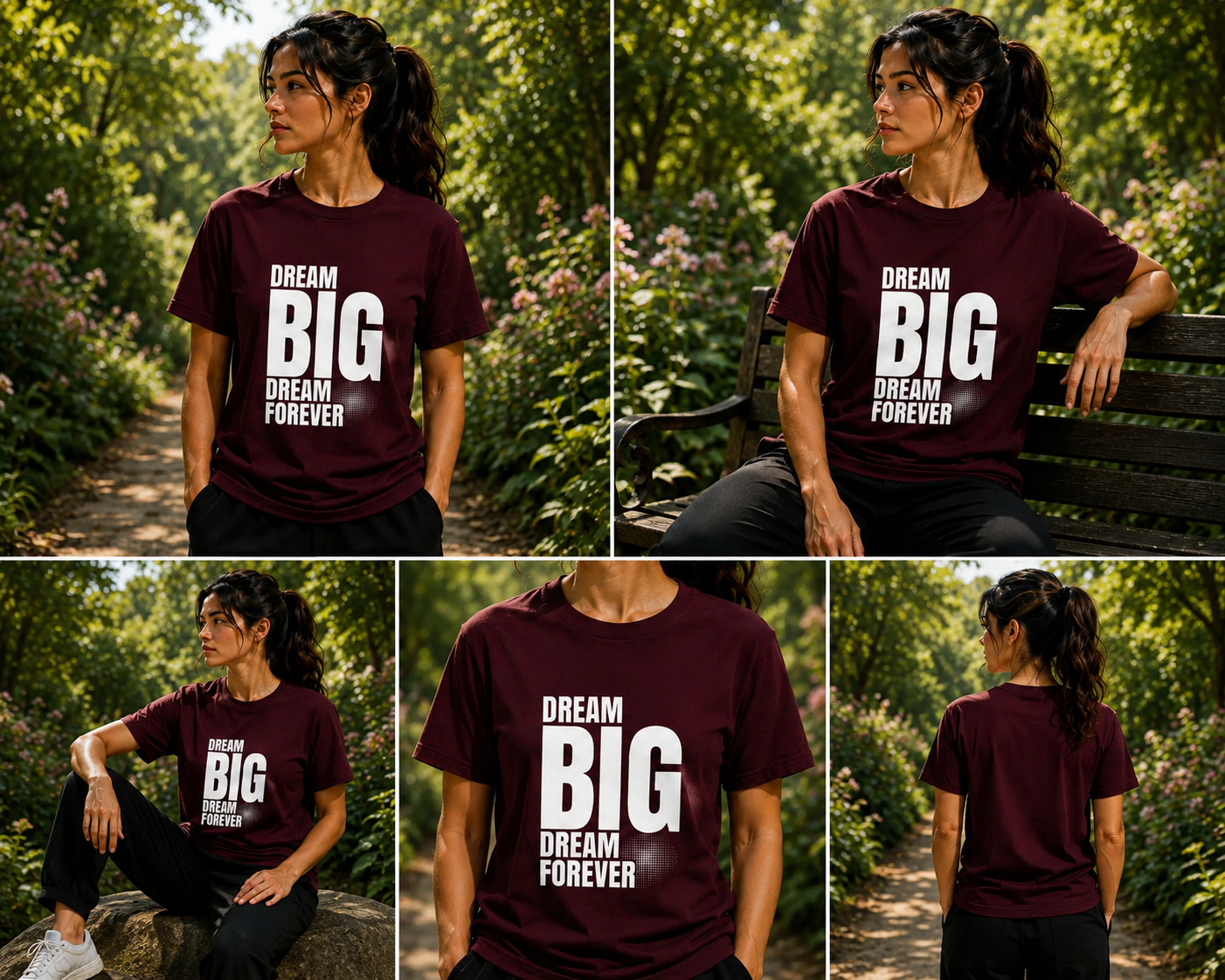 Unisex Supima T-Shirt - Dream Big Dream Forever - Image 5