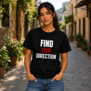 Find Your Direction - Unisex Supima T-Shirt