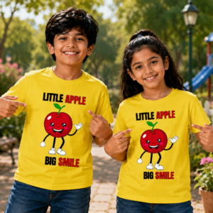 Unisex Crew Neck T-Shirt – Little Apple Big Smile