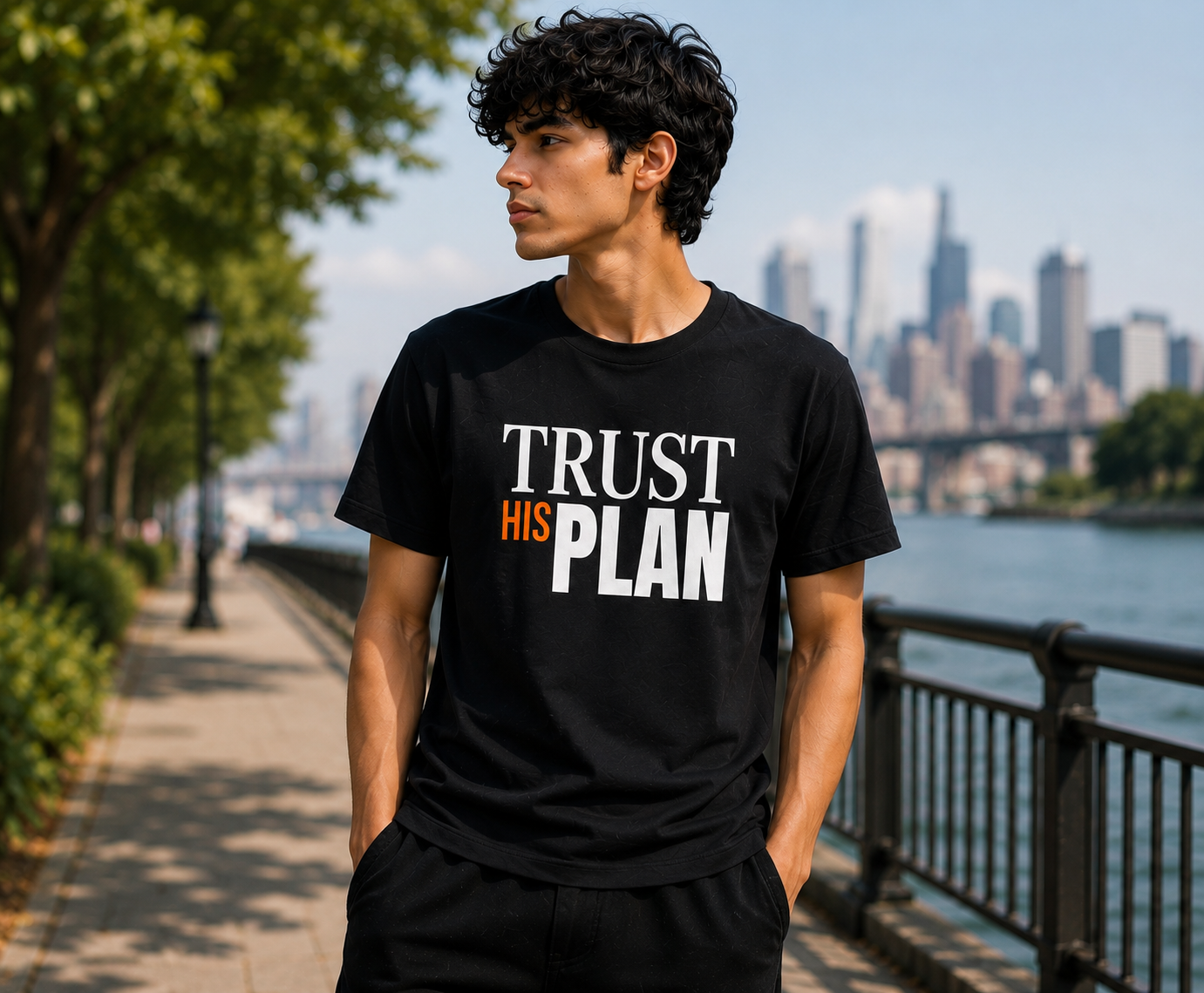 Trust His Plan - Unisex Supima T-Shirt