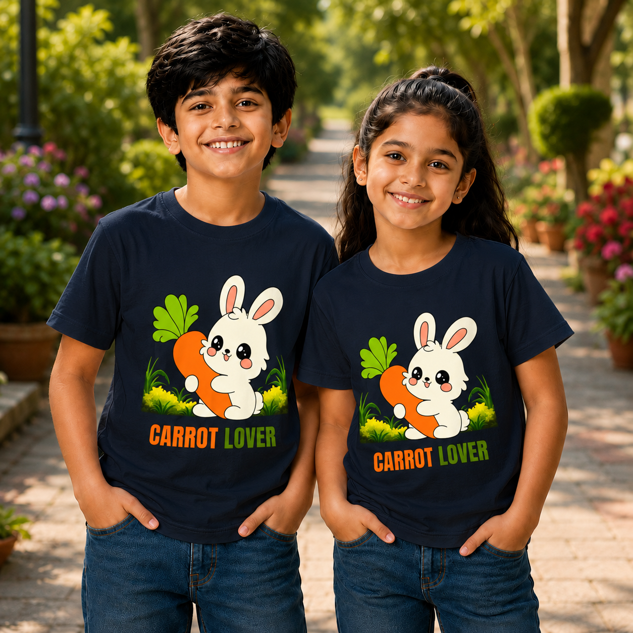 Unisex Crew Neck T-Shirt - Carrot Lover